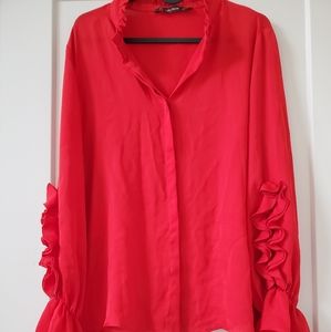 Beautiful new Zara red shirt